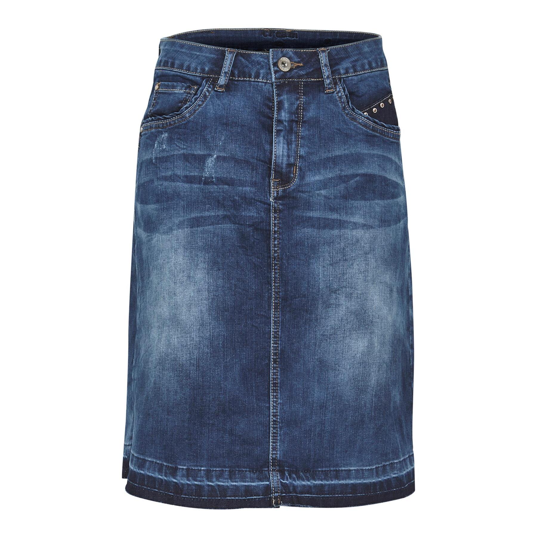 5712436037752 - Jeansrock Frau Patched