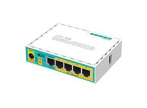 5712505973196 - Mikrotik hEX PoE lite Eingebauter Ethernet-Anschluss Wei (RB750UPr2) (RB750UPr2)