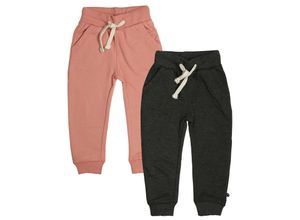 5712672181691 - - Jogginghose BASIC 2er-Pack in rosa grau (Größe 122)