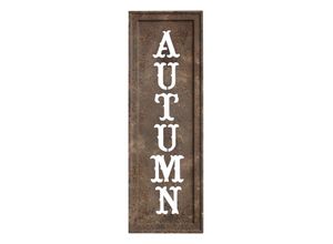 5712750288809 - Chic Antique Schild Autumn 42 x 25 x 125 cm antique messing