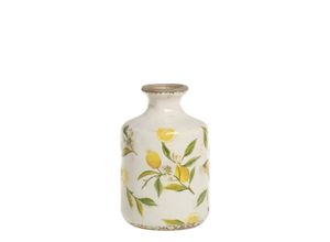 5712750354467 - Chic Antique Limone Flasche aus Keramik Höhe 17 ∅ 10 cm