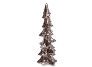 5712750378326 - Chic Antique Weihnachtsbaum Aufsteller mit Glitzer H24 L105 B8 cm mokka