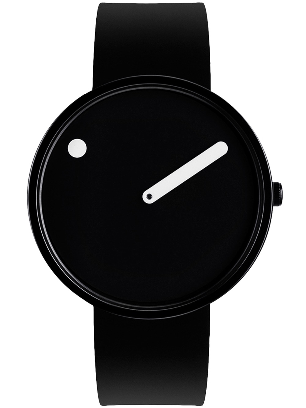 5712799001957 - Picto 43361-0120B Black Silicone Unisex 40mm 5ATM
