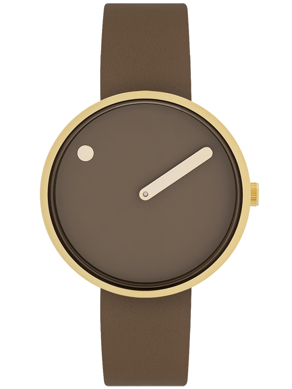 5712799027858 - Picto 34001-4614G Mocha Brown Unisex 34mm 5ATM