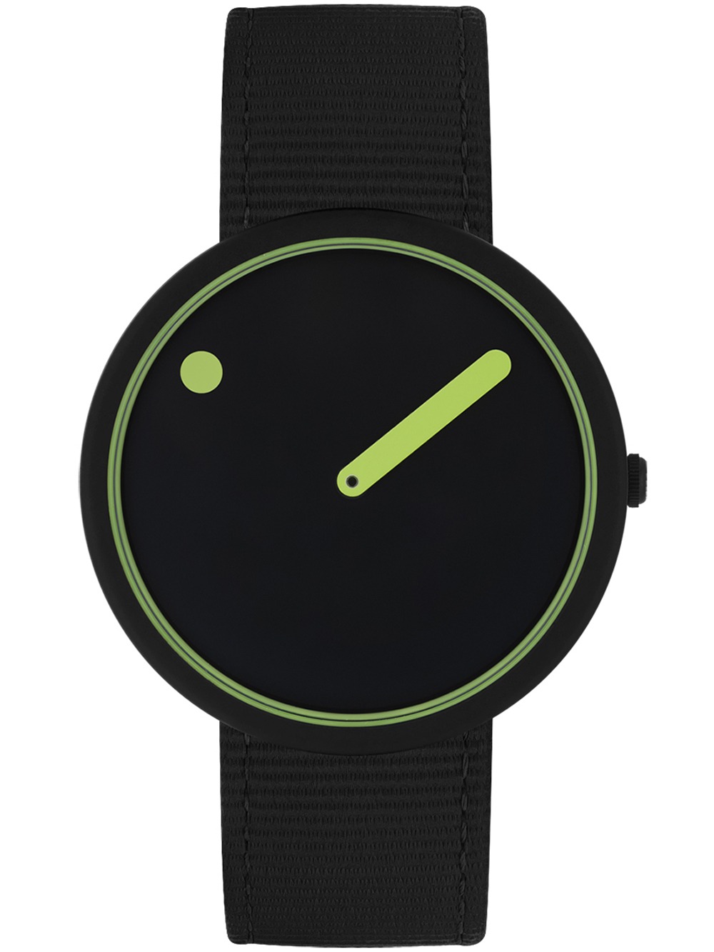 5712799031435 - Picto R44023-R006 Manta Ray Black and Paradise Green 40mm ATM