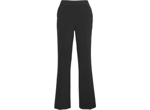 5712808586321 - MSCH COPENHAGEN Chana Stoffhose Bootcut uni für Damen schwarz XS