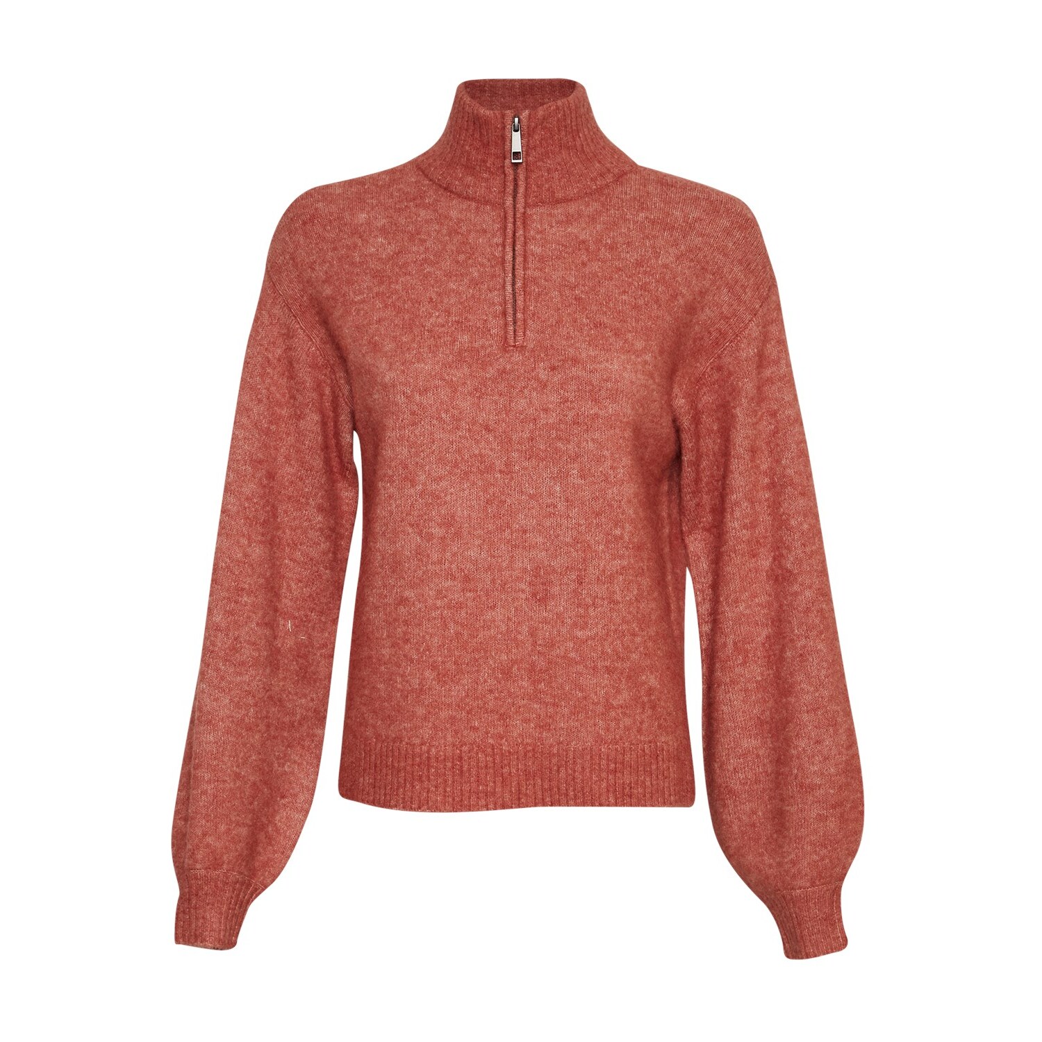 5712808726574 - Pullover mit Reißverschluss Damen Moss Copenhagen Lessine Hope