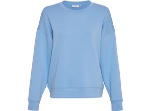 5712808756274 - MSCH COPENHAGEN Sweatshirt Ima überschnittene Schulter für Damen blau S M