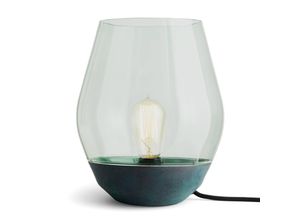 5712826205112 - Bowl Tischlampe Grünspankupfer Rauchglas