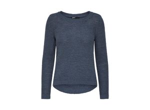 5713027186682 - ONLY Rundhalspullover ONLGEENA XO L S PULLOVER KNT NOOS Vintage Indigo Unifarben Blau - Gr XL