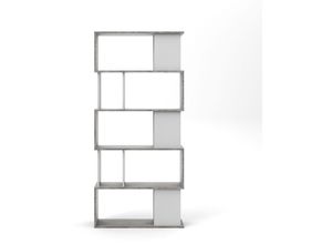 5713035038379 - Magda Regal Bücherregal mit 5 Ablagen beton dekorweiss - Beton Dekor