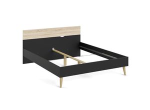 5713035050715 - Ebuy24 - Napoli Bett Doppelbett 160x200 cm mattschwarzeiche dekor