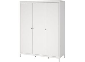 5713035071024 - Madrid Kleiderschrank 3 Türen weiß