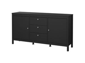 5713035071208 - Madrid Sideboard 2 Türen 3 Schubladen schwarz matt