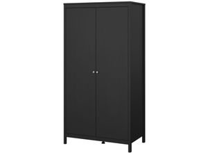 5713035071352 - Ebuy24 - Madrid Kleiderschrank 2 Türen schwarz matt