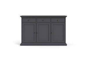 5713035072663 - Ebuy24 - Venedig Sideboard 3 Türen und 3 Schubladen matt grau - Grau