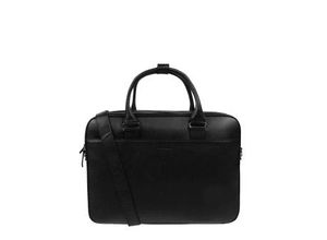 5713115336487 - Lederhandtasche mit Label-Prägung Modell Bosun