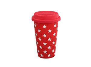 5713178101633 - Thermobecher Travel Mug Stars rot