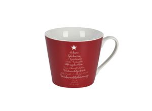 5713178998035 - Weihnachtliche Happy Cup Tasse Christmas Words rot