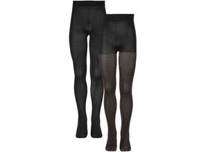 5713412313747 - - Strumpfhose GLITTER 2er Pack in schwarz multi Gr98 104