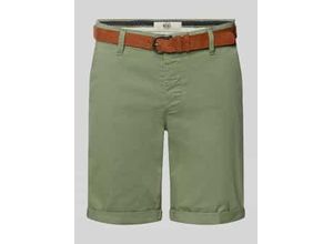 5713459397878 - Regular Fit Chino-Shorts mit Gürtel Modell MIKE