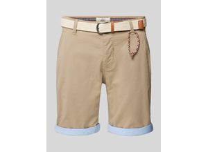 5713459398233 - Regular Fit Shorts mit Gürtel in Flecht-Optik Modell MAGNUS