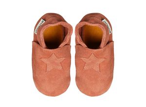 5713460659477 - En Fant - Leder-Krabbelschuhe STERN in old rose Gr25