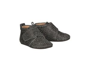 5713460972460 - - Klett-Hausschuhe GREY LEOPARD in dunkelgrau Gr18