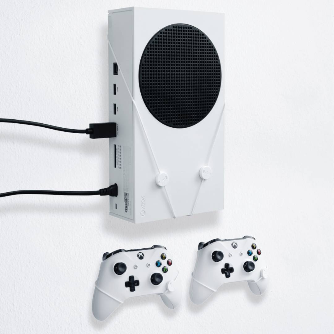 5713474117109 - Floating Grip Xbox Series S Wall Mounts Standars Bundle - White - Zubehör - Microsoft Xbox Series S 5713474117109 - Floating Grip Xbox Series S Wall Mounts Standars Bundle - White - Zubehör - Microsoft Xbox Series S
