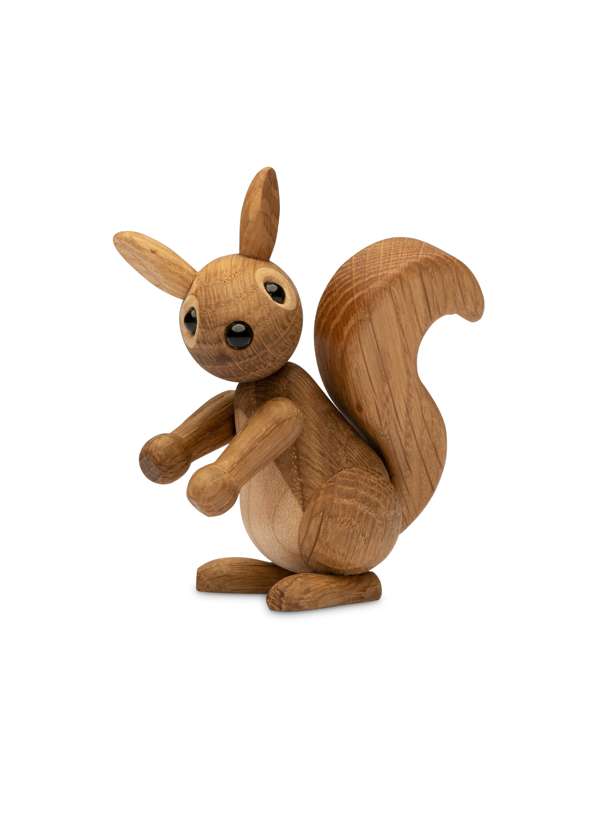 5713487065756 - Peanut - Kleines Eichhörnchen Holzfigur