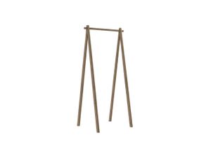 5713655149097 - Kleiderstange KARUP DESIGN Hongi Kleiderstangen Gr B H T 75 cm x 177 cm x 74 cm braun (carob brown lackiert) Kleiderstange Kleiderbügel Hosenbügel Kleiderstange Hongi 75 cm breit aus FSC-zertifiziertem Kiefernholz