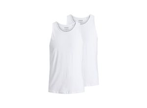 5713726675456 - Jack & Jones JACBASIC TANKTOP 2 PACK NOOS Tank-Top weiß in L