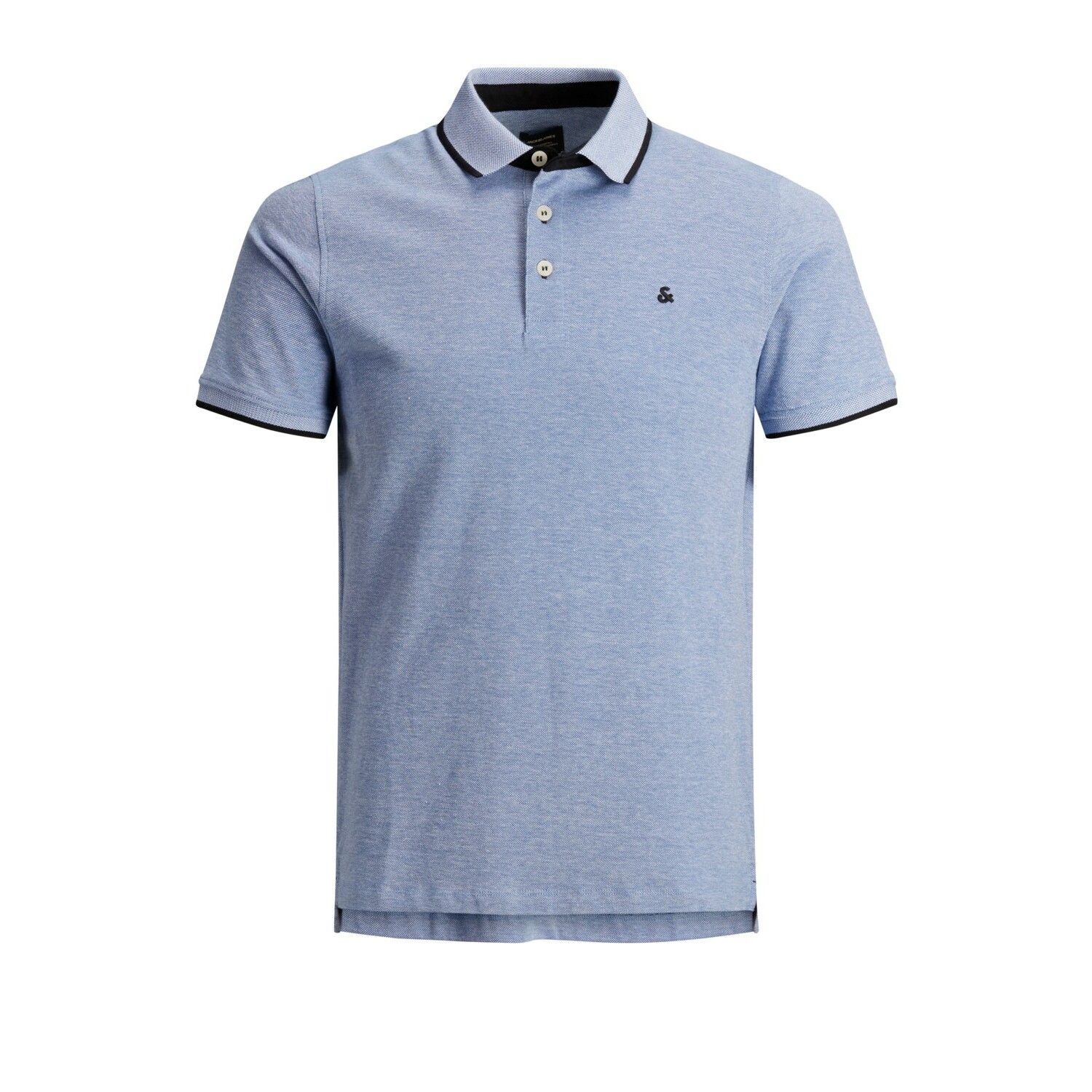 5713738372053 - Jack & Jones JJEPAULOS POLO SS NOOS Poloshirt blau in XXL