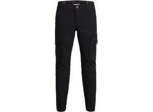 5713759015755 - ORIGINALS by JACK & JONES Cargohose Funktionstasche für Kinder schwarz 170