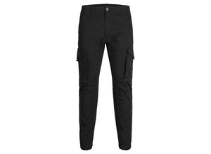 5713759015762 - JACK & JONES - Cargohose JPSTPAUL JJFLAKE AKM 542 in black Gr176