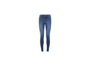 5713777238501 - NOISY MAY Skinny Jeans Callie Medium Blue Denim Unifarben Blau - Gr 27 x 30