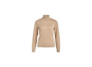 5713789284329 - VILA Rollkragenpullover Anta New Sesame Unifarben Beige - Gr S