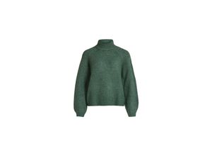 5713789523268 - VILA Rollkragenpullover Melia Pineneedle Unifarben Grün - Gr M