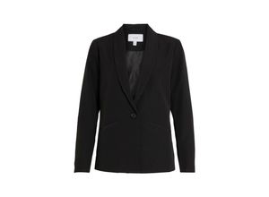 5713789649944 - VILA Klassischer Blazer Kamma Black Unifarben Schwarz - Gr 34