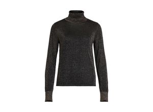 5713789996857 - VILA Rollkragenpullover Anta New Black Unifarben Schwarz - Gr S