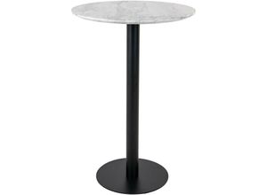 5713917005437 - Ebuy24 - Bolzano Bartisch Ø70 cm Marmoroptik schwarze Beine weiß - Weiß 5713917005437 - Ebuy24 - Bolzano Bartisch Ø70 cm Marmoroptik schwarze Beine weiß - Weiß