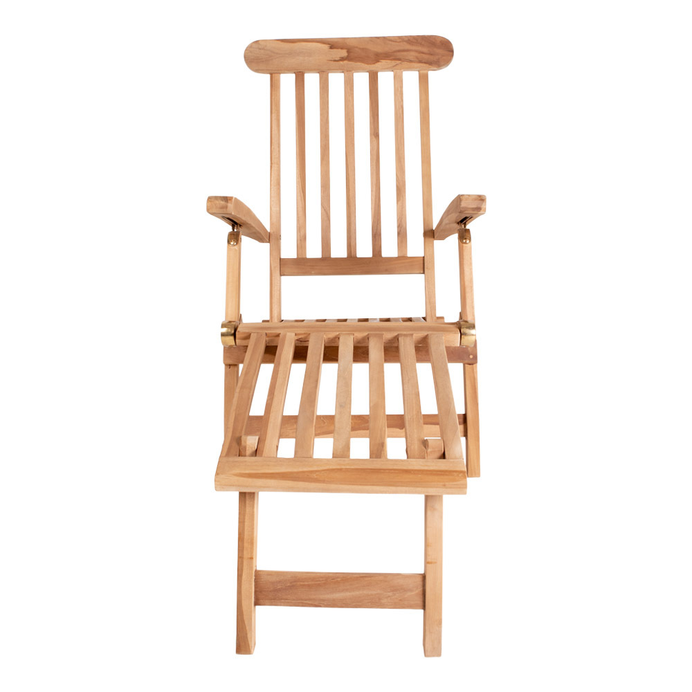 5713917006120 - Liegestuhl aus Teakholz mit verstellbarer Rückenlehne Arrecife