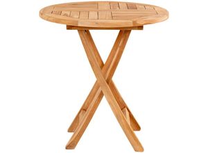 5713917015283 - Ebuy24 - Oviedo Gartentisch Ø70 cm Teak