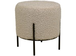 5713917019090 - - Alford Pouf imitiertes Lammfell graubraun