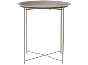 5713917019151 - Beistelltisch Anne 47 cm Rund Grau Beige Beige