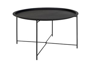 5713917021208 - Ebuy24 - Bastia Couchtisch Ø75cm schwarz - Schwarz