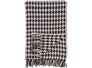 5713917025077 - Side Plaid 130x180cm schwarz beige - Schwarz