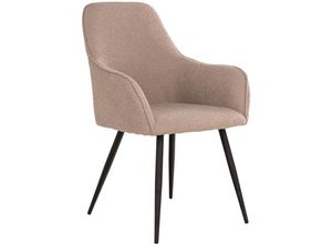 5713917025299 - Haus Nordic Esszimmerstuhl Harbo BouclÃ© Beige