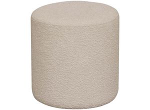 5713917025749 - Ejby Pouf bouclé Ø34cm beige