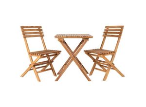 5713917026500 - Ebuy24 - Cuenca Café-Set Set mit Tisch und 2 Stühlen Garten Teak